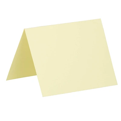 JAM Paper A2 Light Yellow Blank Foldover Cards