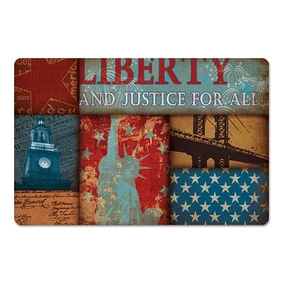 Vintage Liberty & Justice For All Floor Mat