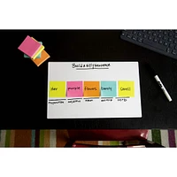 Post-it® Bright 3" x 3" Notes Cube, 400 Sheets