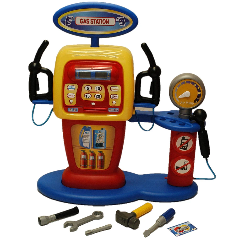 Children's Electronic Self-Service Gas Station Playset