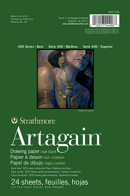 Strathmore® 400 Series Black Artagain Paper Pad