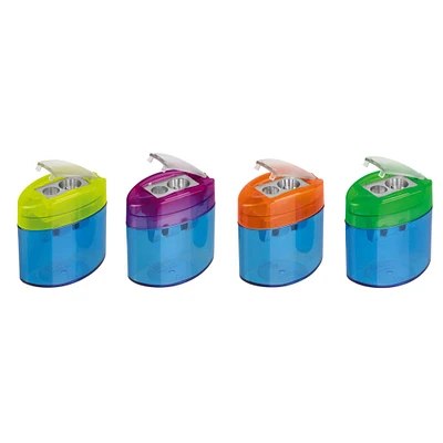 Elliptic Soft Touch Double Sharpener | Assorted Elliptic Soft Touch Double Sharpener | Assorted