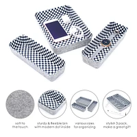 Welaxy Felt 3 Piece Polka Dot Drawer Organizer Set