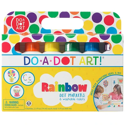 Do-A-Dot Art® Washable Rainbow 6 Colors Dot Markers