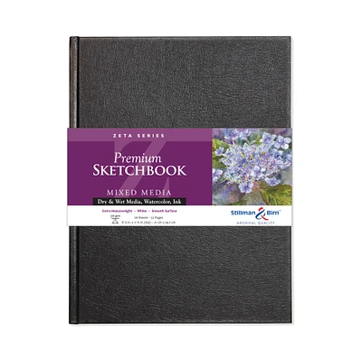Stillman & Birn® Zeta Series Hardcover Mixed Media Premium Sketchbook, 8.25" x 11.75"