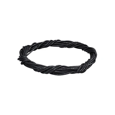 6 Pack: 2mm Black Round Leather Cord by Bead Landing™, 25yd.