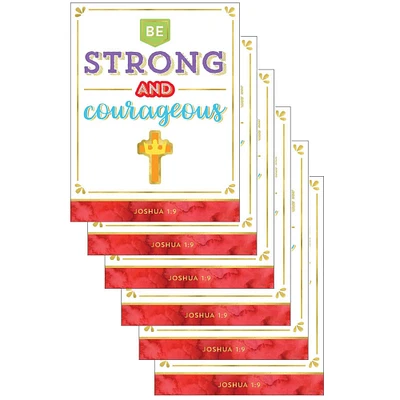 Carson Dellosa Education® Be Strong & Courageous Chart, 6ct.