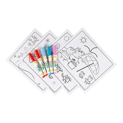 12 Pack: Crayola® Color Wonder Mess Free™ Peppa Pig™ Foldalope