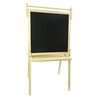 22" Chalkboard & White Erase Board Floor Easel