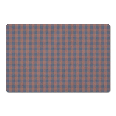 Plaid Floor Mat