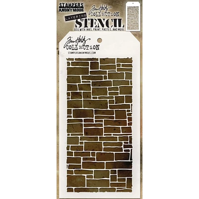 Stampers Anonymous Tim Holtz® Slate Layering Stencil