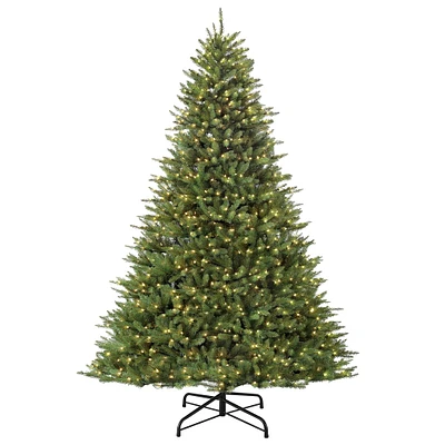 9ft. Pre-Lit Fraser Fir Artificial Christmas Tree, Clear Lights