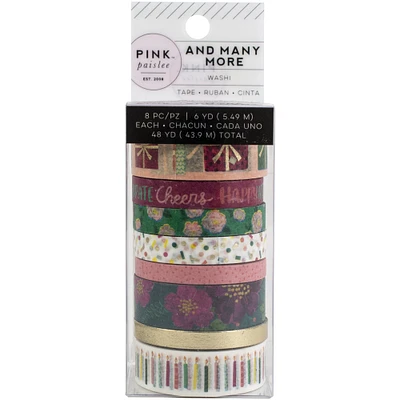 American Crafts™ And Many More Washi Tape Set with Champagne Foil Accents