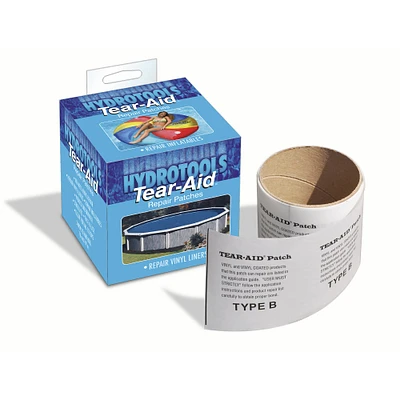 Swim Central 3" Gray HydroTools Tear-Aid Multi-Use Vinyl Repair Patch for Pools