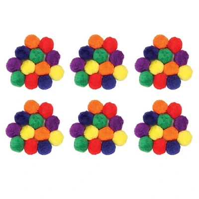 Creativity Street® 70mm Pom Poms, 6 Packs of 12