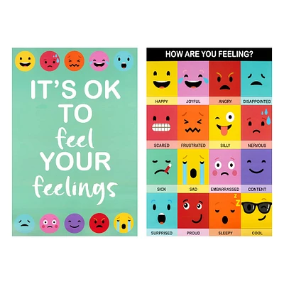 12 Packs: 2 ct. (24 total) Feelings Posters by B2C™