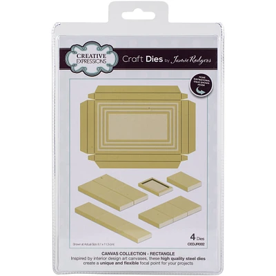 Creative Expressions Canvas Collection Rectangle Craft Die Set