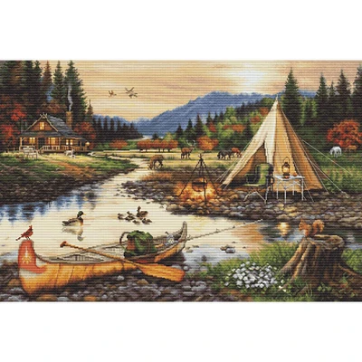 Luca-S Gold Creek Counted Cross Stitch Kit