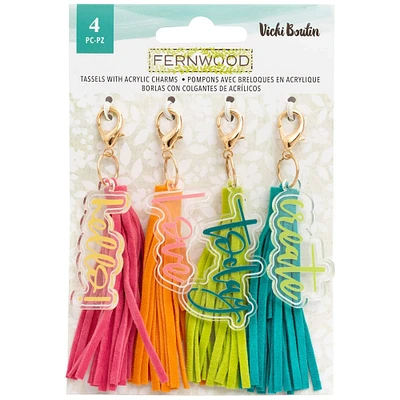 Vicki Boutin Fernwood Tassels, 4ct.