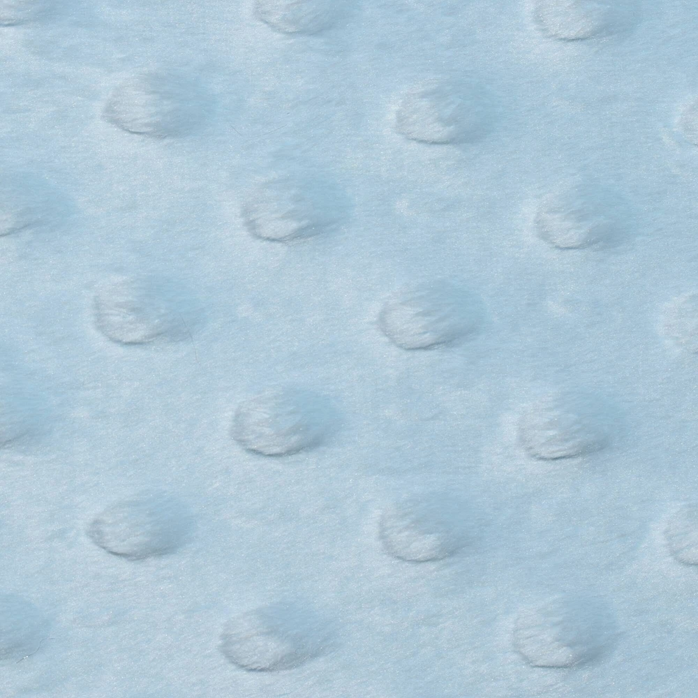 Feldman Blue Dot Soft Chenille Fabric