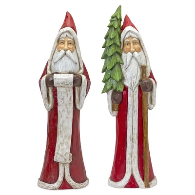 37.5" Red & White Santa Set