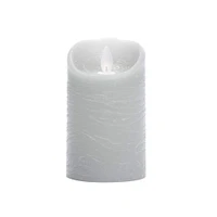 6 Pack: Sterno Home™ 3" x 5" Gray LED Wax Pillar Candle