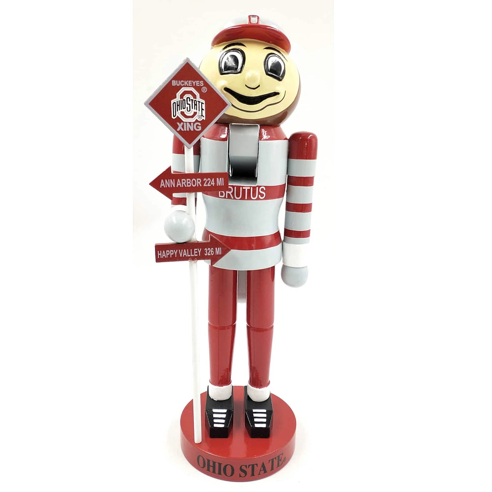 Santa's Workshop 12" Ohio State University Rivalry Nutcracker