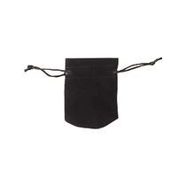 12 Packs: 8 ct. (96 total) 4" Black Velvet Jewelry Bag by Bead Landing™