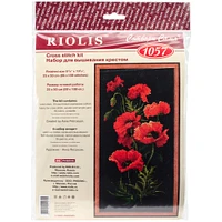 RIOLIS Poppies Cross Stitch Kit