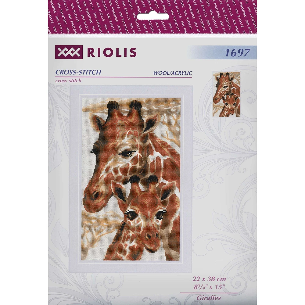 RIOLIS Giraffes Cross Stitch Kit