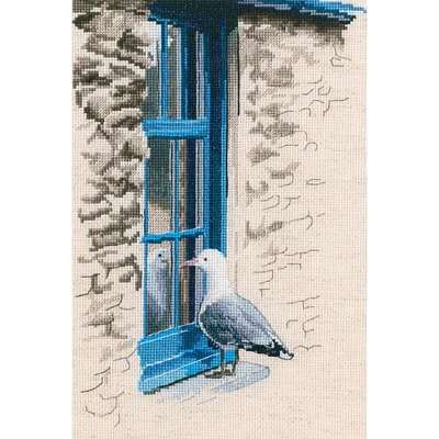 RTO With the Flavor of Salt, Wind & Sun Seagull Reflection Cross Stitch Kit