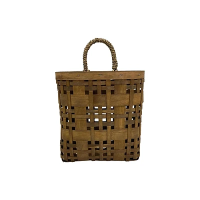 10" Natural Chipwood Hanging Basket by Ashland®