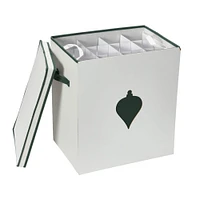 Household Essentials & White Ornament Storage Box