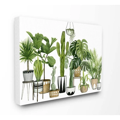 Stupell Industries Boho Plant Scene Canvas Wall Accent