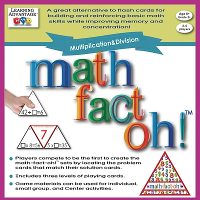 Math-Fact-Oh™ Game: Multiplication and Division