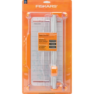 Fiskars® 12" Portable Rotary Paper Trimmer