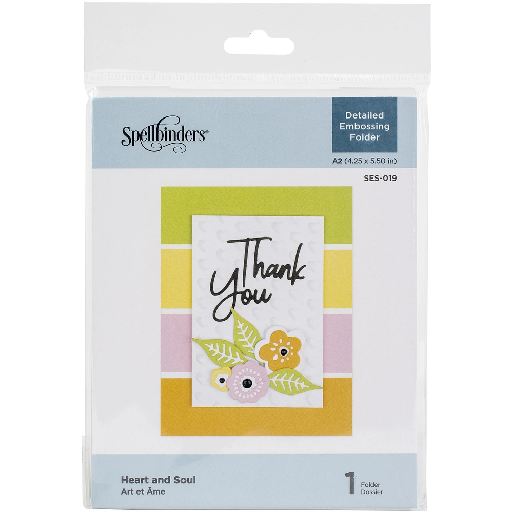 Spellbinders® Heart & Soul Embossing Folder