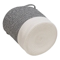 Honey Can Do Gray & White Two-Tone Cotton Rope Basket Set