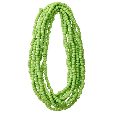 12 Pack: Green Glass Seed Beads, 6/0 by Bead Landing™