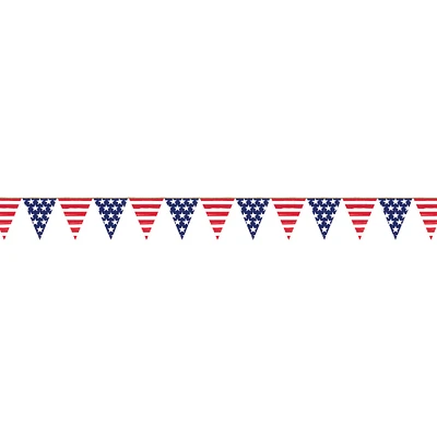 12.5ft. Stars & Stripes Pennant Banners, 6ct.
