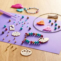 True2U DIY Wooden Charm & Tassel Jewelry Kit