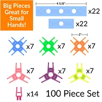 Brackitz Inventor 100 Piece Building Toy Set