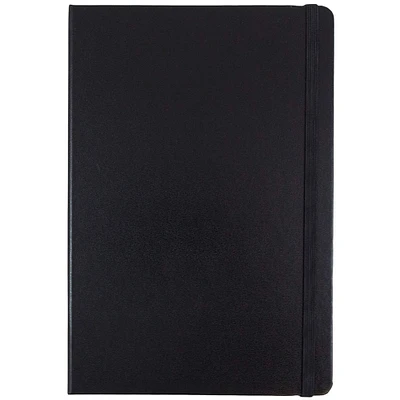 JAM Paper Large Hardcover Notebook with Elastic Band