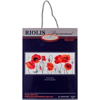 RIOLIS Scarlet Poppies Cross Stitch Kit