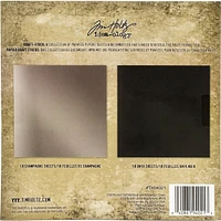 Idea-Ology Paper Stash Metallic No.3 Kraft Paper Pad, 8" x 8"