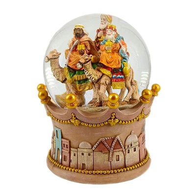 Santa's Workshop 6" Three Kings Musical Globe Décor