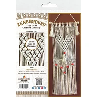 Design Works™ Zenbroidery™ Have a Heart Macrame Kit