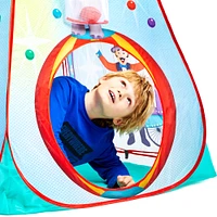 Fun2Give® Pop-It-Up® Circus Activity Play Tent with 4 Soft Balls