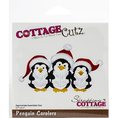CottageCutz® Penguin Carolers Die