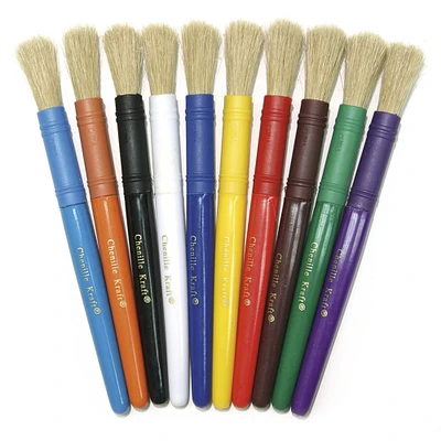 Creativity Street® Round Beginner Paint Brushes, 6 Packs of 10